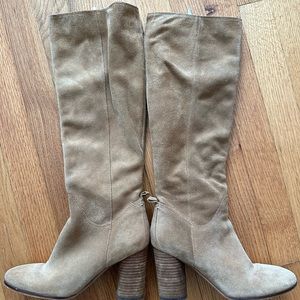 Sam Edelman camellia tall boot 5.5, golden caramel